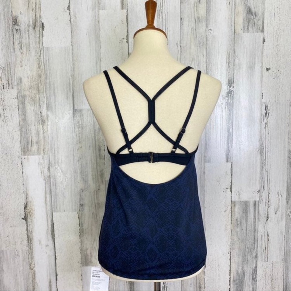 Athleta Snake Bra Cup Blousy Tankini - Picture 7 of 9